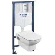 Комплект инсталляция и унитаз подвесной стандартные Grohe Rapid SL Dama Senso, белый (38772001R1)