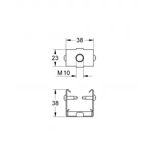 Клипса GROHE Papid Pro (39024000) Клипса GROHE Papid Pro (39024000)