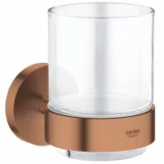 Стакан с держателем GROHE Essentials, теплый закат матовый (40447DL1)