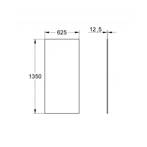 Облицовка GROHE Rapid Pro, 135 см (39045000) Облицовка GROHE Rapid Pro, 135 см (39045000)