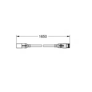 Удлинительный кабель (1,65 м) для GROHE F-digital deluxe (47910000) Удлинительный кабель (1,65 м) для GROHE F-digital deluxe (47910000)