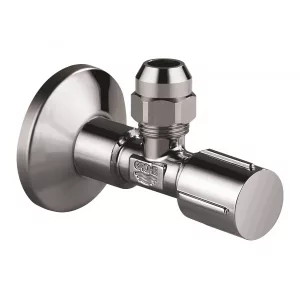 Вентиль угловой GROHE 1/2 дюйма-3/8 дюйма, 1 шт, темный графит, глянец (22039A00) Вентиль угловой GROHE 1/2 дюйма-3/8 дюйма, 1 шт, темный графит, глянец (22039A00)