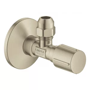 Вентиль угловой GROHE 1/2 дюйма-3/8 дюйма, 1 шт, никель, матовый (22039EN0) Вентиль угловой GROHE 1/2 дюйма-3/8 дюйма, 1 шт, никель, матовый (22039EN0)