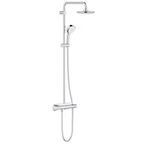 Душевая система GROHE Euphoria 190 с термостатическим смесителем и полочкой, хром (26249000) Душевая система GROHE Euphoria 190 с термостатическим смесителем и полочкой, хром (26249000)