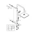 Душевая система Flex наружного монтажа с переключателем, GROHE QuickFix Vitalio Start System 250 Cube, хром, (26698000) Душевая система Flex наружного монтажа с переключателем, GROHE QuickFix Vitalio Start System 250 Cube, хром, (26698000)