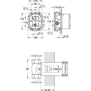 Набор для душа GROHE Rainshower, хром (124452) Набор для душа GROHE Rainshower, хром (124452)