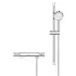 Термостат для душа GROHE Grohtherm 1000 Performance, внешний монтаж 1/2", хром + Душевой гарнитур Tempesta Cosmopolitan 100, 2 режима, душевая штанга 600 мм (34783000) Термостат для душа GROHE Grohtherm 1000 Performance, внешний монтаж 1/2", хром + Душевой гарнитур Tempesta Cosmopolitan 100, 2 режима, душевая штанга 600 мм (34783000)