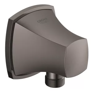 Подключение для душевого шланга GROHE Grandera, темный графит глянец (27970A00) Подключение для душевого шланга GROHE Grandera, темный графит глянец (27970A00)