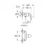 Смеситель для душа GROHE Start Eco (23268000) Смеситель для душа GROHE Start Eco (23268000)