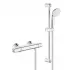 Термостат для душа с душевым гарнитуром, GROHE Grohtherm 1000 New, хром, (34151004) Термостат для душа с душевым гарнитуром, GROHE Grohtherm 1000 New, хром, (34151004)
