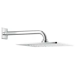 Верхний душ с кронштейном GROHE Rainshower F-series, 254х254 мм, хром (26060000) Верхний душ с кронштейном GROHE Rainshower F-series, 254х254 мм, хром (26060000)