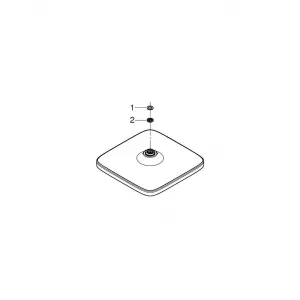 Верхний душ с одним режимом, GROHE Vitalio Comfort 250, хром, (26695000) Верхний душ с одним режимом, GROHE Vitalio Comfort 250, хром, (26695000)
