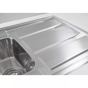 Мойка GROHE из нержавеющей стали с корзинчатым вентилем, оборачиваемая, 1,5 чаши, K400+ 60 -S 98,3/51,3 1.5 (31569SD0) Мойка GROHE из нержавеющей стали с корзинчатым вентилем, оборачиваемая, 1,5 чаши, K400+ 60 -S 98,3/51,3 1.5 (31569SD0)