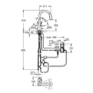 Смеситель сенсорный для кухни GROHE Zedra Touch, суперсталь (30219DC1)