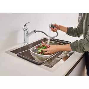 Смеситель однорычажный для мойки, GROHE Eurosmart, хром, (30305000) Смеситель однорычажный для мойки, GROHE Eurosmart, хром, (30305000)