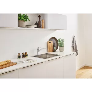 Смеситель однорычажный для мойки, GROHE Eurosmart, хром, (30305000) Смеситель однорычажный для мойки, GROHE Eurosmart, хром, (30305000)