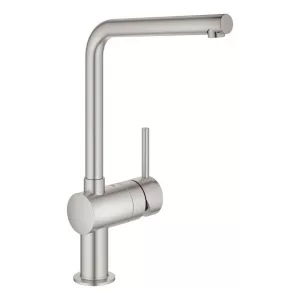 Смеситель для кухонной мойки GROHE Vento с поворотным L-образным изливом, суперсталь (30425DC0) Смеситель для кухонной мойки GROHE Vento с поворотным L-образным изливом, суперсталь (30425DC0)