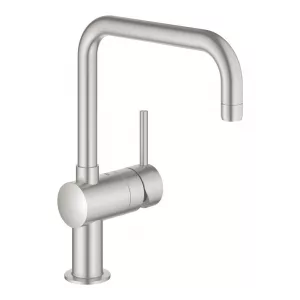 Смеситель для кухонной мойки GROHE Vento с U-образным изливом, суперсталь (30429DC0) Смеситель для кухонной мойки GROHE Vento с U-образным изливом, суперсталь (30429DC0)