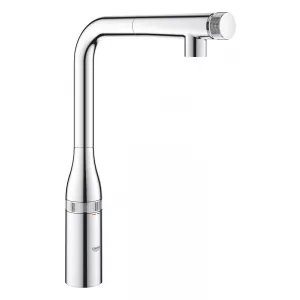 Смеситель для кухонной мойки GROHE Accent Smart Control с выдвижным L-образным изливом, хром (30444000) Смеситель для кухонной мойки GROHE Accent Smart Control с выдвижным L-образным изливом, хром (30444000)