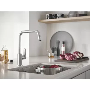 Смеситель однорычажный для мойки, GROHE Start, суперсталь, (30470DC0) Смеситель однорычажный для мойки, GROHE Start, суперсталь, (30470DC0)