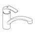 Смеситель однорычажный для мойки, GROHE Eurosmart New, хром, (32534002) Смеситель однорычажный для мойки, GROHE Eurosmart New, хром, (32534002)
