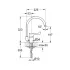 Смеситель для кухни GROHE Euroeco с высоким изливом, хром (33912000) Смеситель для кухни GROHE Euroeco с высоким изливом, хром (33912000)