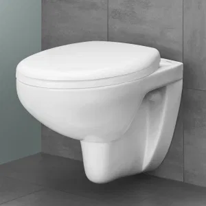 Унитаз подвесной безободковый GROHE Bau Ceramic с сиденьем с микролифтом (NW0005) Унитаз подвесной безободковый GROHE Bau Ceramic с сиденьем с микролифтом (NW0005)