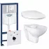 Готовый набор для туалета GROHE Bau Ceramic (NW0007) Готовый набор для туалета GROHE Bau Ceramic (NW0007)