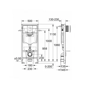 Готовый набор для туалета GROHE Bau Ceramic (NW0007) Готовый набор для туалета GROHE Bau Ceramic (NW0007)