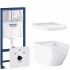 Унитаз подвесной безободковый GROHE Euro Ceramic с сиденьем с микролифтом (NW0011-1) Унитаз подвесной безободковый GROHE Euro Ceramic с сиденьем с микролифтом (NW0011-1)
