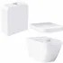 Унитаз напольный безободковый GROHE Euro Ceramic с бачком и сиденьем с микролифтом (NW0012-1) Унитаз напольный безободковый GROHE Euro Ceramic с бачком и сиденьем с микролифтом (NW0012-1)