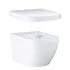 Унитаз подвесной безободковый GROHE Euro Ceramic с сиденьем с микролифтом (NW0022-1) Унитаз подвесной безободковый GROHE Euro Ceramic с сиденьем с микролифтом (NW0022-1)