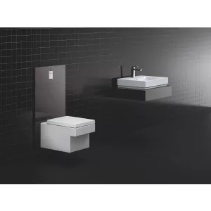 Унитаз подвесной безободковый GROHE Cube Ceramic с сиденьем с микролифтом (NW0038) Унитаз подвесной безободковый GROHE Cube Ceramic с сиденьем с микролифтом (NW0038)