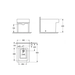 Готовый набор для туалета GROHE Cube Ceramic (NW0045) Готовый набор для туалета GROHE Cube Ceramic (NW0045)