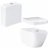 Унитаз напольный безободковый GROHE Euro Ceramic с бачком и сиденьем без микролифта (NW0050-1) Унитаз напольный безободковый GROHE Euro Ceramic с бачком и сиденьем без микролифта (NW0050-1)