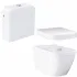 Унитаз напольный безободковый GROHE Euro Ceramic с бачком и сиденьем с микролифтом (NW0058) Унитаз напольный безободковый GROHE Euro Ceramic с бачком и сиденьем с микролифтом (NW0058)