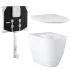 Унитаз напольный безободковый GROHE Essence Ceramic с бачком и сиденьем с микролифтом (NW0062-1) Унитаз напольный безободковый GROHE Essence Ceramic с бачком и сиденьем с микролифтом (NW0062-1)