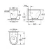 Унитаз напольный безободковый GROHE Essence Ceramic с бачком и сиденьем без микролифта (NW0062) Унитаз напольный безободковый GROHE Essence Ceramic с бачком и сиденьем без микролифта (NW0062)