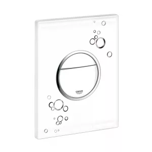 Панель смыва для унитаза GROHE Nova Cosmopolitan Print (3 режима смыва), белый глянец (38847LI0) Панель смыва для унитаза GROHE Nova Cosmopolitan Print (3 режима смыва), белый глянец (38847LI0)