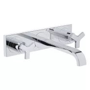 Внешняя часть смесителя для раковины GROHE Allure (3 отверстия) вынос 220 мм, хром (20192000)