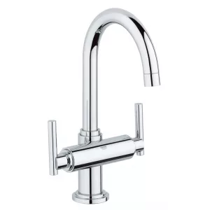 Смеситель для раковины GROHE Atrio Jota с донным клапаном, хром (21022000) Смеситель для раковины GROHE Atrio Jota с донным клапаном, хром (21022000)