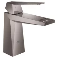 Смеситель для раковины GROHE Allure Brilliant, гладкий корпус, темный графит глянец (23033A00)