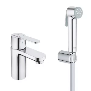 Смеситель для раковины GROHE Get с цепочкой и гигиеническим душем (23238000) Смеситель для раковины GROHE Get с цепочкой и гигиеническим душем (23238000)