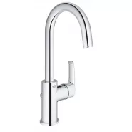 Смеситель для раковины однорычажный GROHE QuickFix Start с донным клапаном, хром (23554001)
