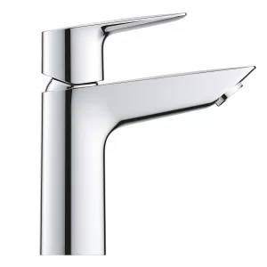 Смеситель для раковины GROHE BauEdge с рычажным донным клапаном, размер M, хром (23759001) Смеситель для раковины GROHE BauEdge с рычажным донным клапаном, размер M, хром (23759001)