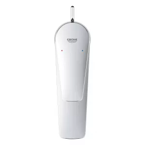 Смеситель для раковины GROHE Start Edge с рычажным донным клапаном, M-Size, хром (23774001) Смеситель для раковины GROHE Start Edge с рычажным донным клапаном, M-Size, хром (23774001)