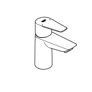 Смеситель для раковины однорычажный GROHE QuickFix Start Edge с нажимным донным клапаном, S-Size, хром, (23898001) Смеситель для раковины однорычажный GROHE QuickFix Start Edge с нажимным донным клапаном, S-Size, хром, (23898001)
