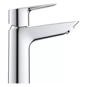 Смеситель для раковины GROHE BauEdge с ограничителем температуры и нажимным донным клапаном, размер M, хром (23901001) Смеситель для раковины GROHE BauEdge с ограничителем температуры и нажимным донным клапаном, размер M, хром (23901001)