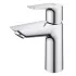 Смеситель для раковины GROHE BauEdge с ограничителем температуры и нажимным донным клапаном, размер M, хром (23901001) Смеситель для раковины GROHE BauEdge с ограничителем температуры и нажимным донным клапаном, размер M, хром (23901001)