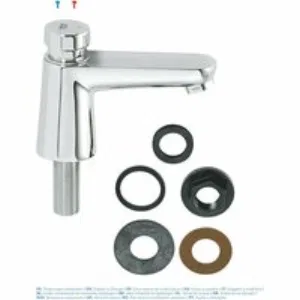 Кран для раковины GROHE Euroeco Cosmopolitan T автоматический, без функции смешивания, хром (36265000) Кран для раковины GROHE Euroeco Cosmopolitan T автоматический, без функции смешивания, хром (36265000)